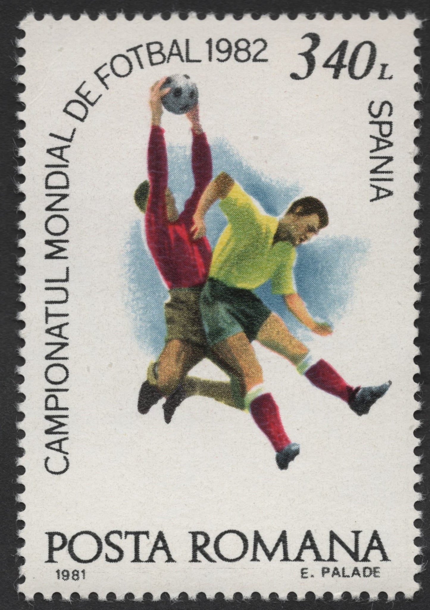 SCG1205 - Romania – 1982 FIFA World Cup Spain Commemorative Stamps