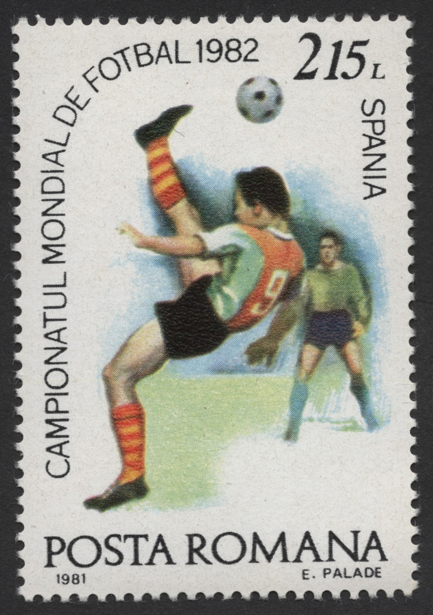 SCG1205 - Romania – 1982 FIFA World Cup Spain Commemorative Stamps