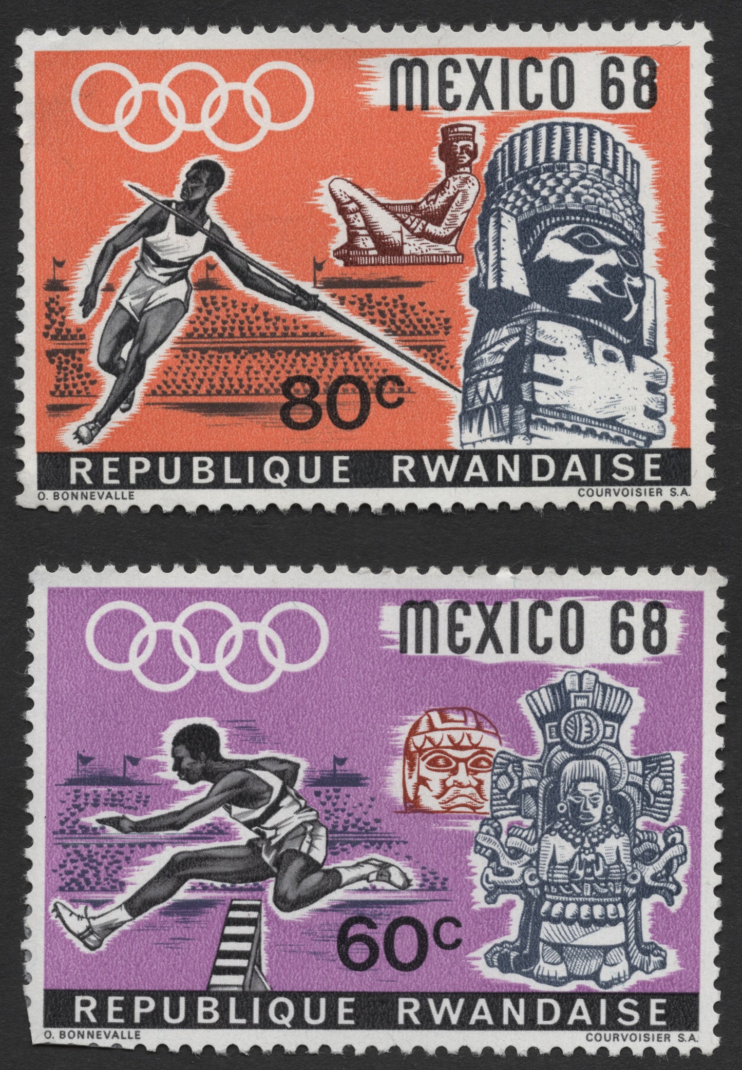 SCG1210 - Rwanda – 1968 Mexico City Olympic Games Commemorative