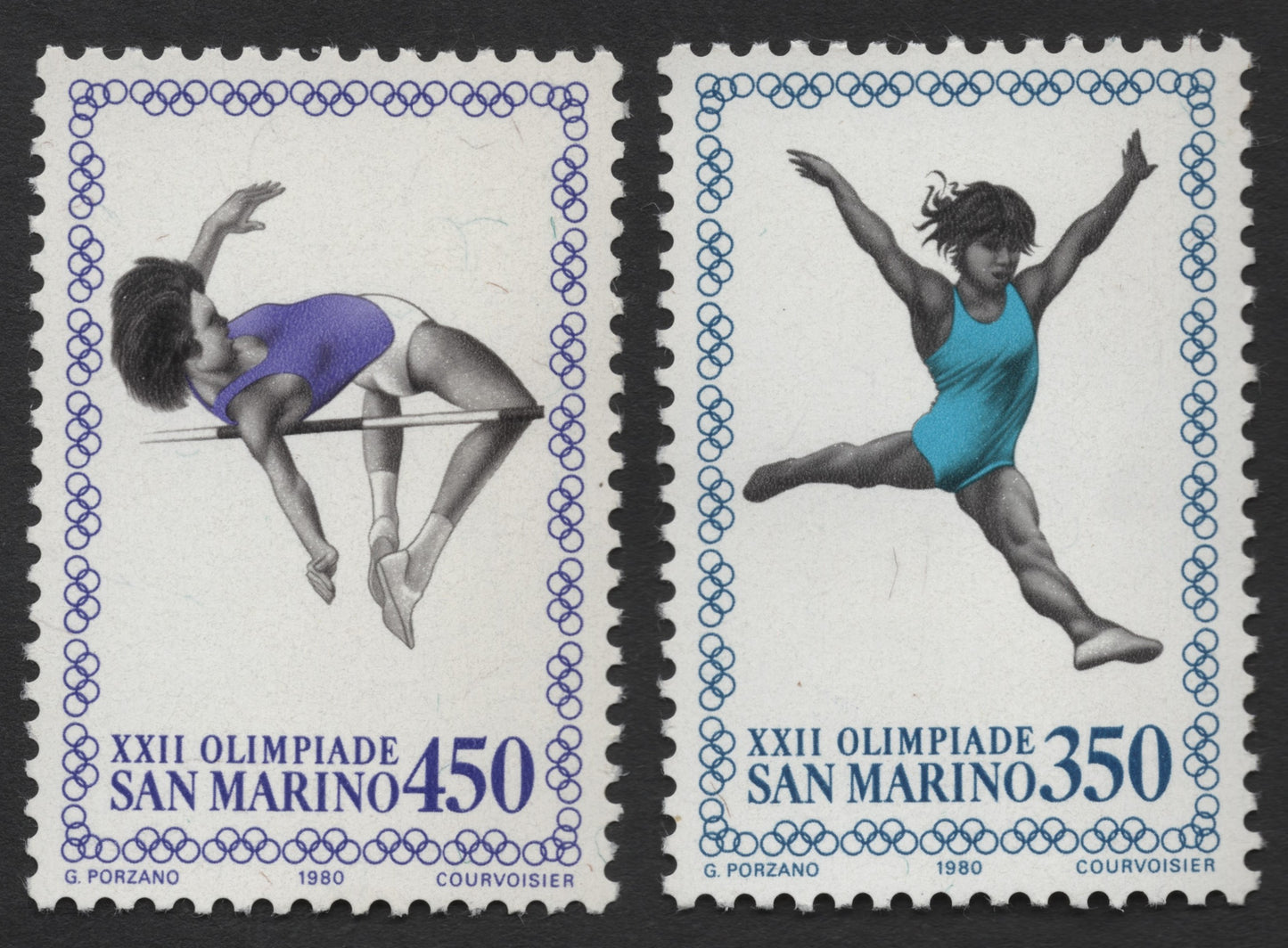 SCG1209 - San Marino – 1980 Summer Olympics (XXII Olympiad) Tribute