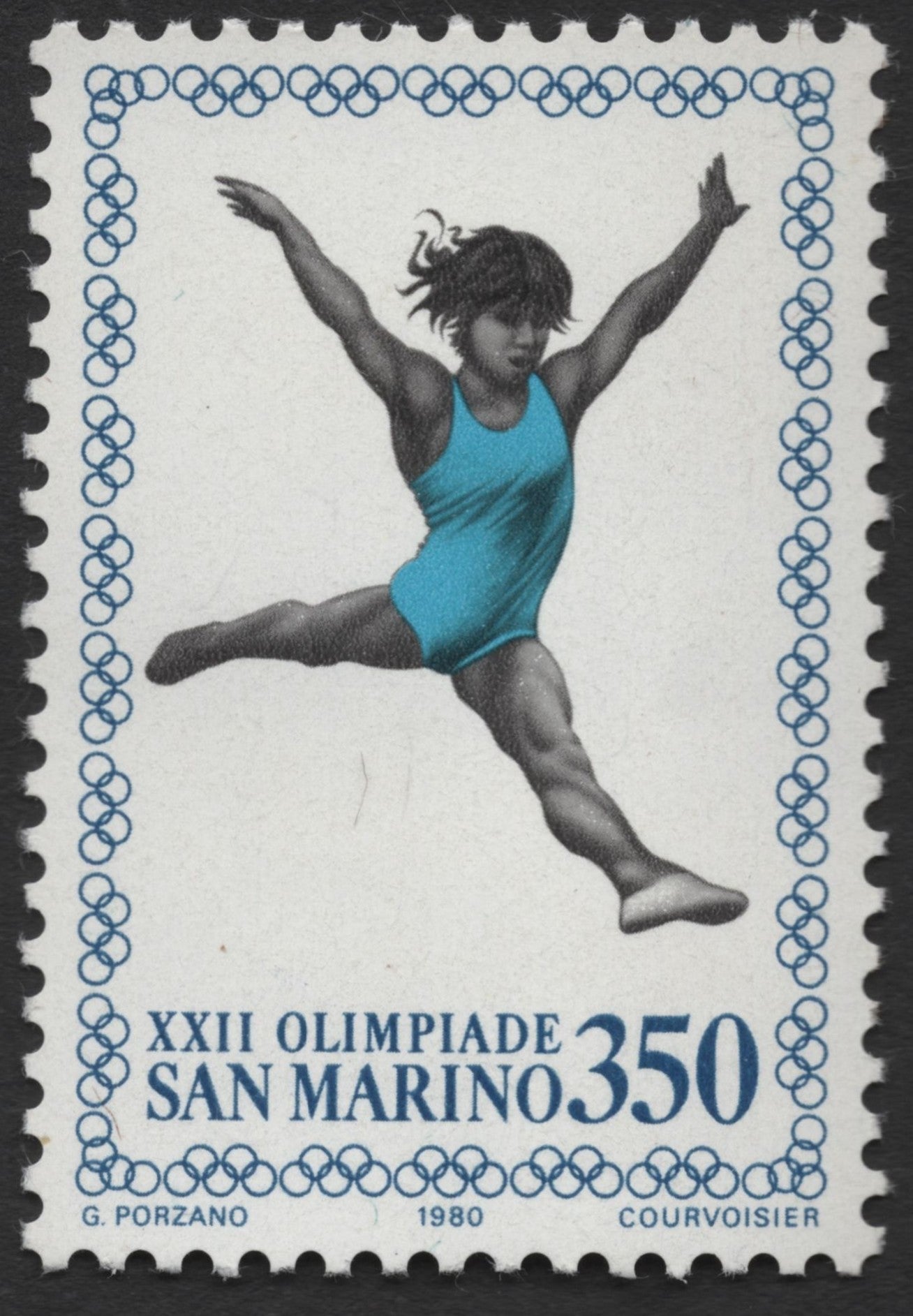 SCG1209 - San Marino – 1980 Summer Olympics (XXII Olympiad) Tribute