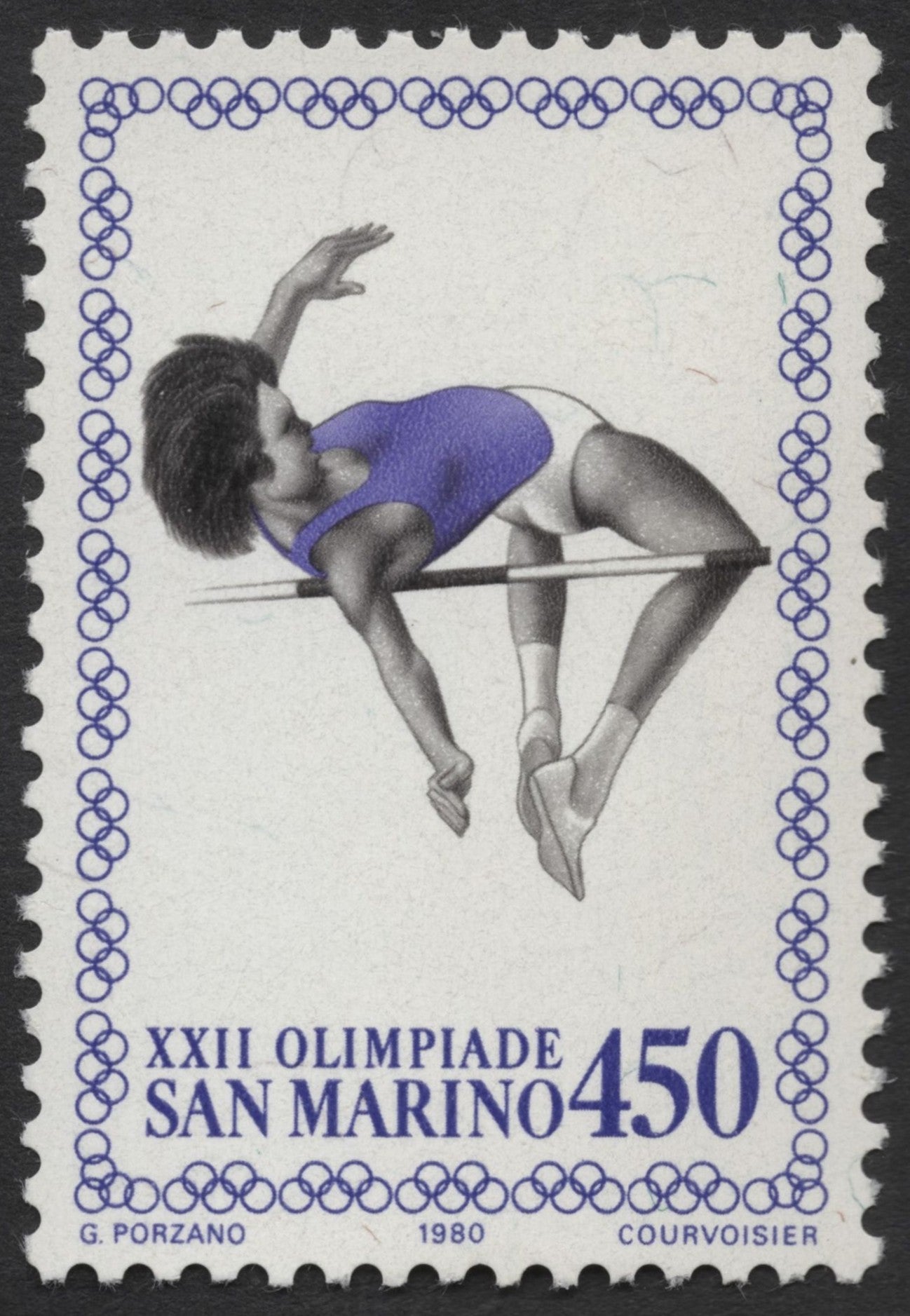 SCG1209 - San Marino – 1980 Summer Olympics (XXII Olympiad) Tribute