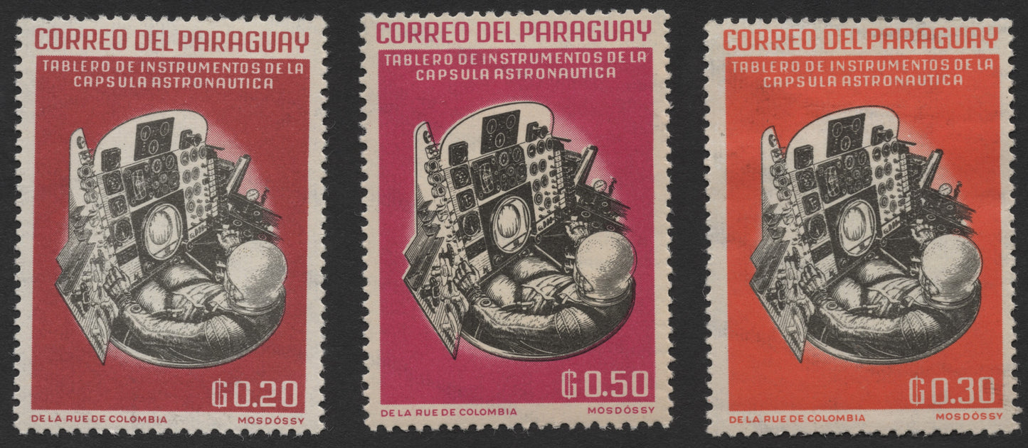 SCG1219 - Paraguay – Space Capsule Instrument Panel Series