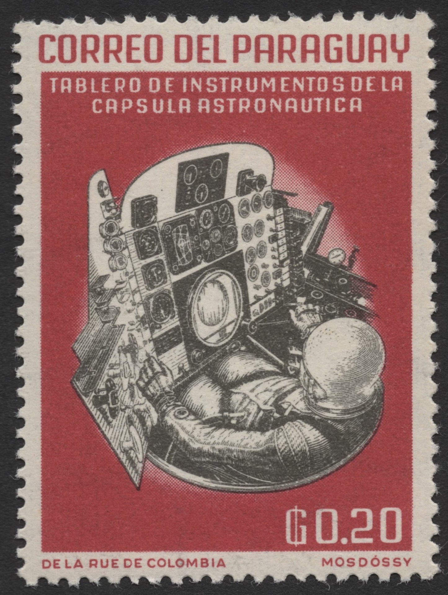 SCG1219 - Paraguay – Space Capsule Instrument Panel Series
