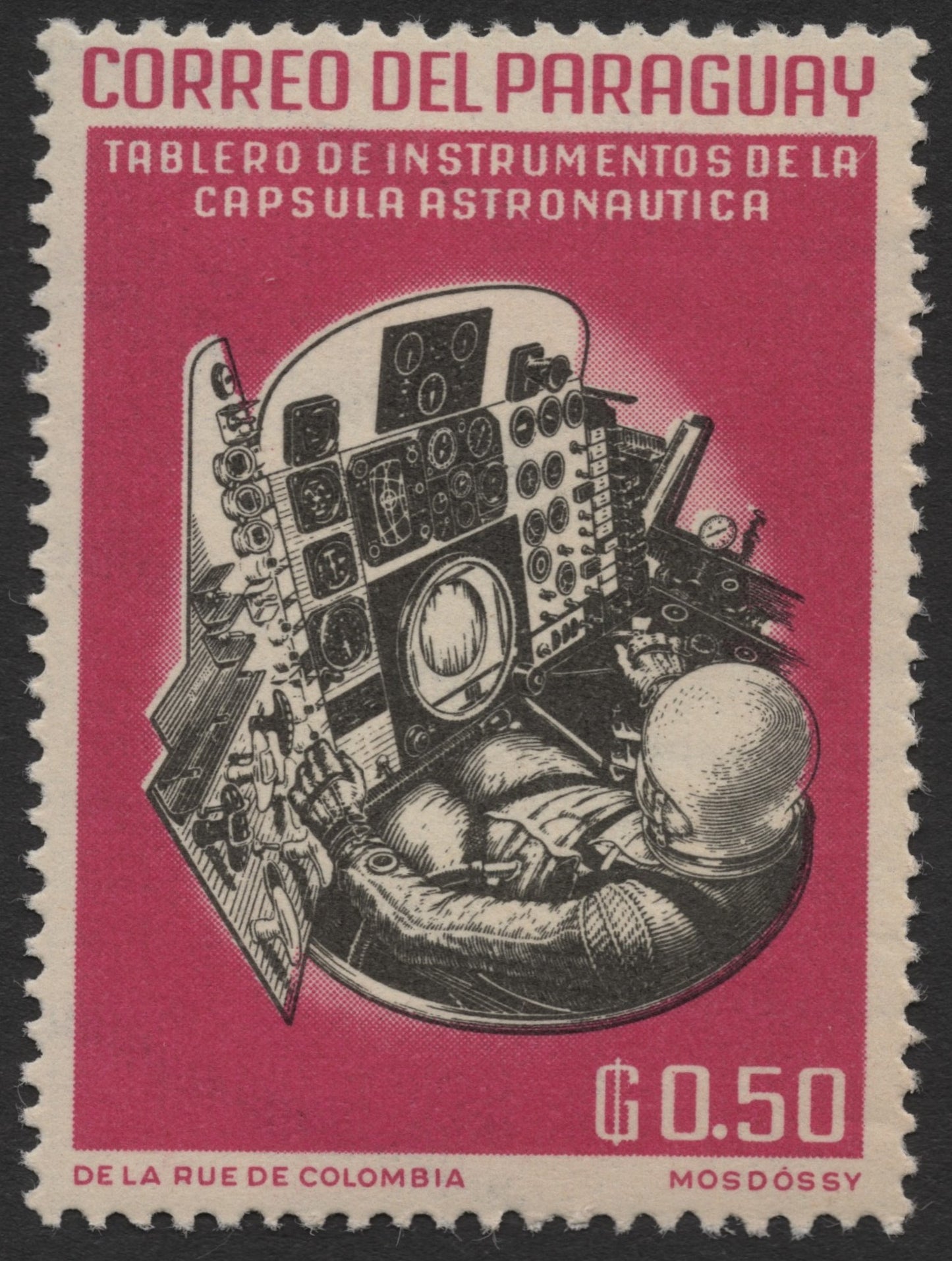 SCG1219 - Paraguay – Space Capsule Instrument Panel Series