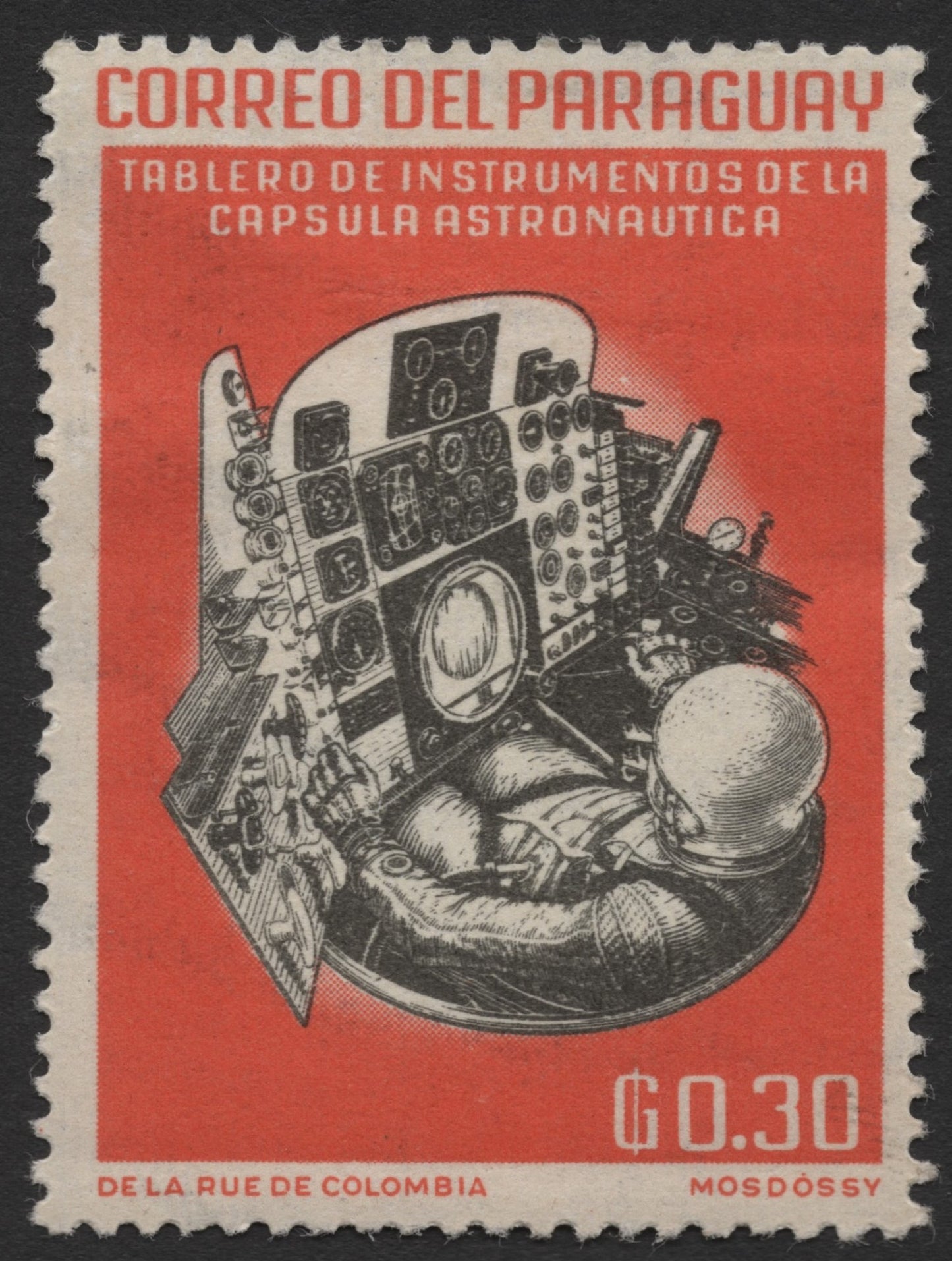 SCG1219 - Paraguay – Space Capsule Instrument Panel Series
