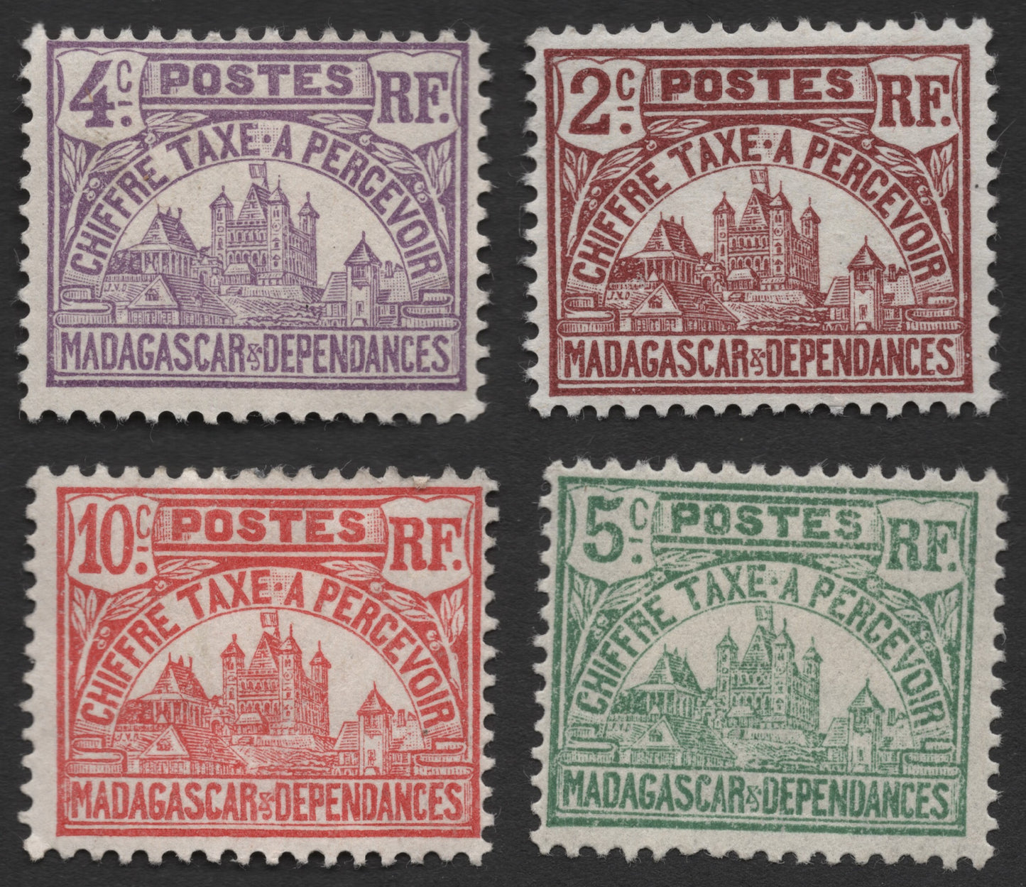 SCG1213 - Madagascar & Dependencies – Postage Due Stamps (Chiffre-Taxe Series)