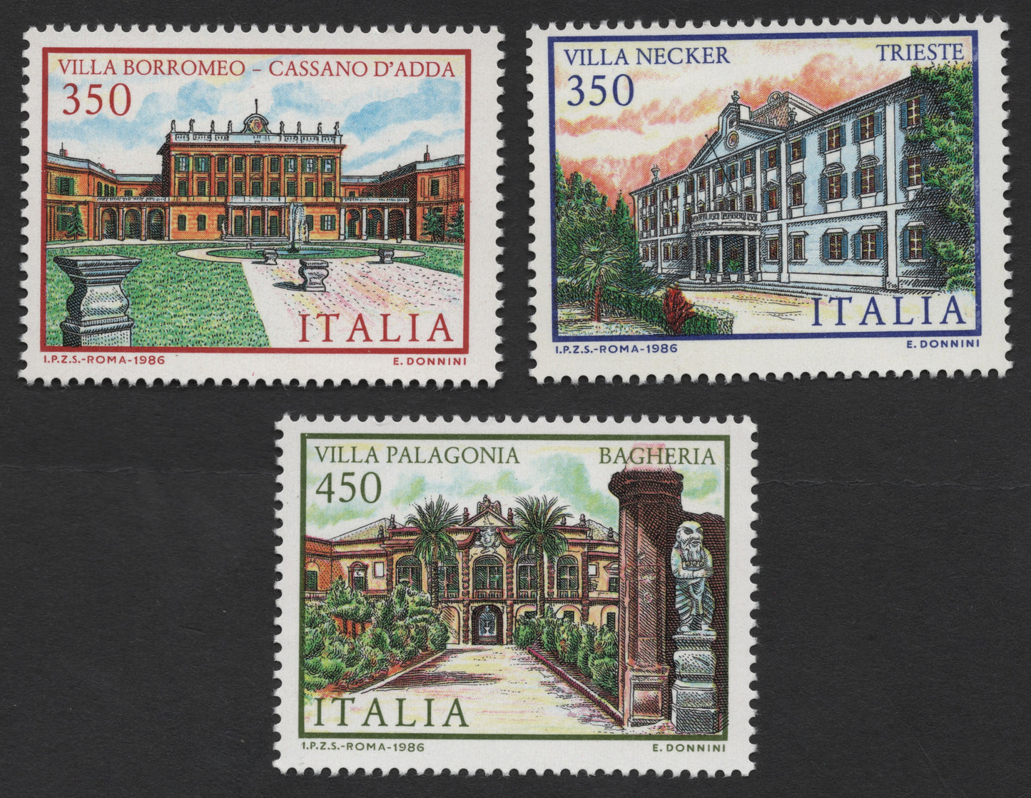 SCG1212 - Italy – Historic Villas Series (1986)