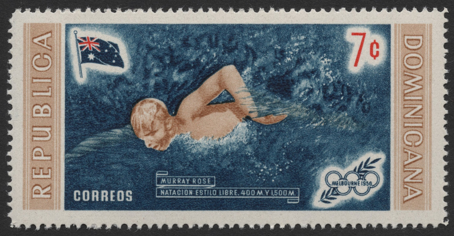 SCG1207 - Dominican Republic – Olympic Sports Tribute: Skiing & Swimming