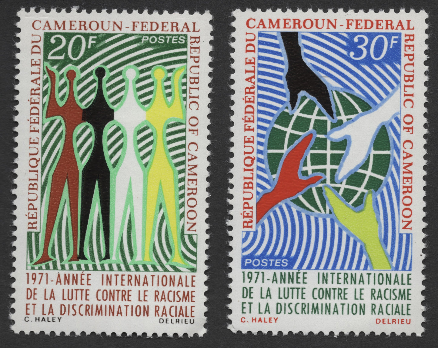 SCG1215 - Cameroon – 1971 International Year for Action Against Racism