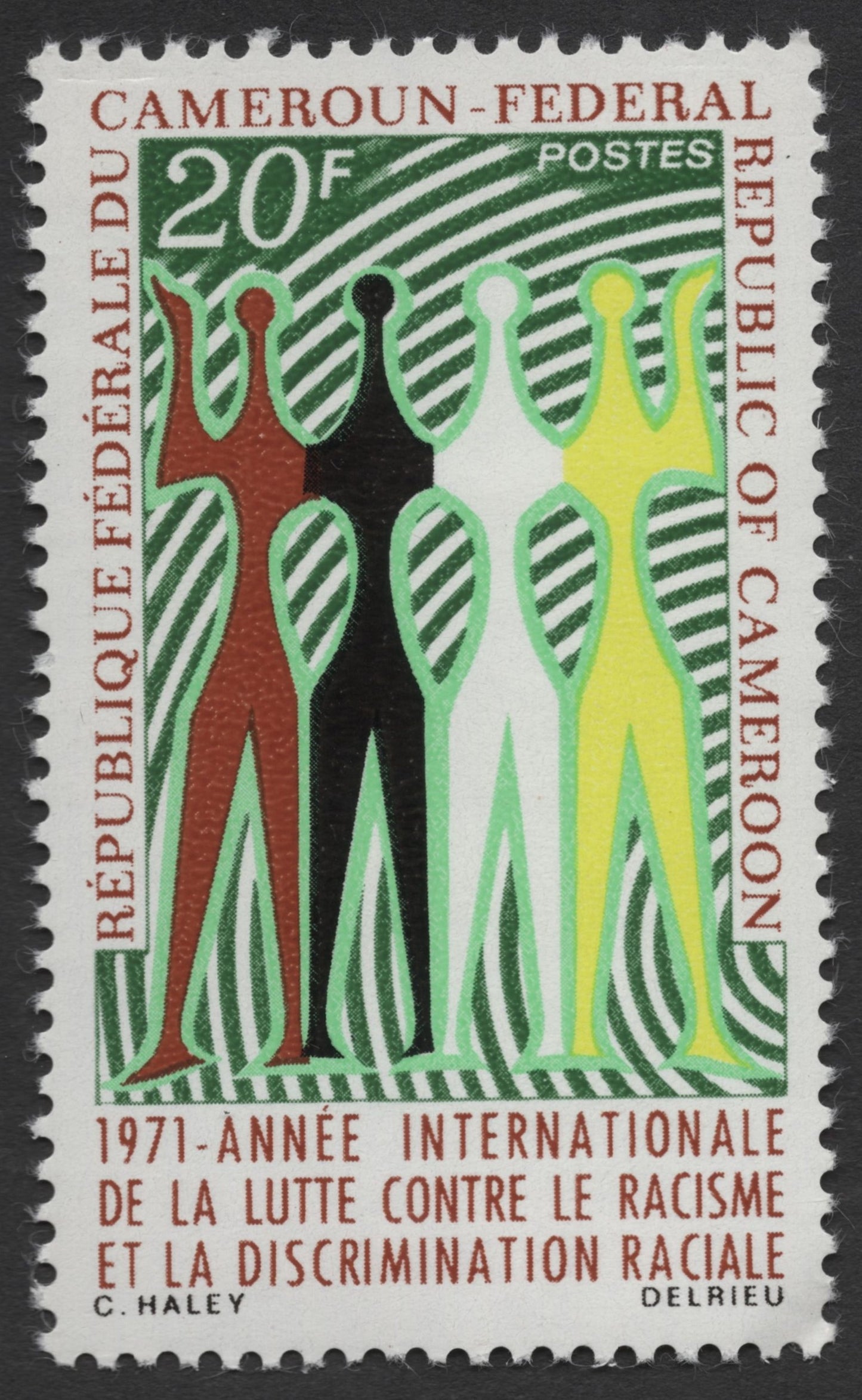 SCG1215 - Cameroon – 1971 International Year for Action Against Racism