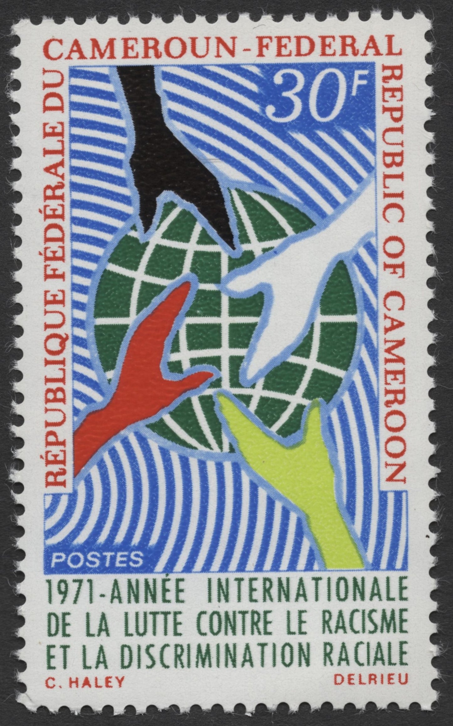 SCG1215 - Cameroon – 1971 International Year for Action Against Racism