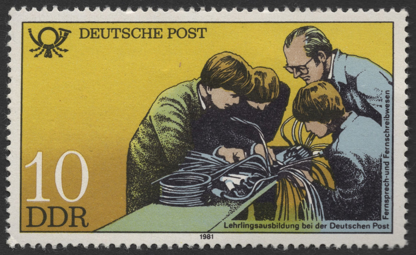 SCG1220 - East Germany (DDR) – 1981 Postal Training and Education Series