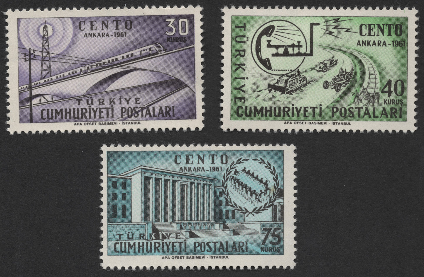 SCG1225 - CENTO Alliance Commemorative Set – Turkey 1961