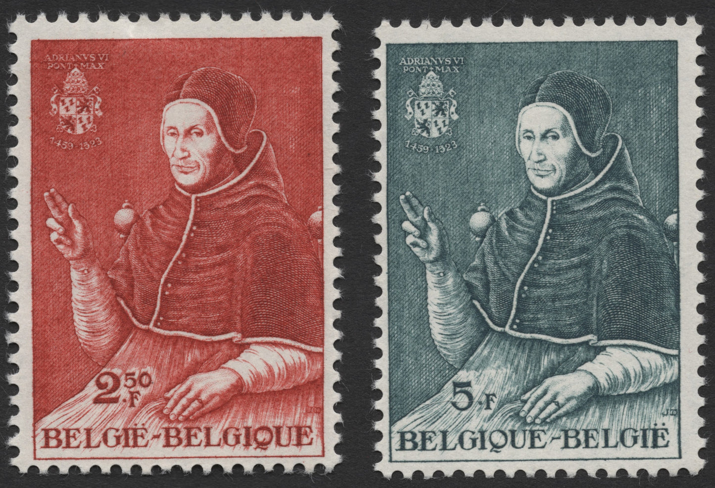 SCG1223 - Belgium – Pope Adrian VI Commemorative (1459–1523)