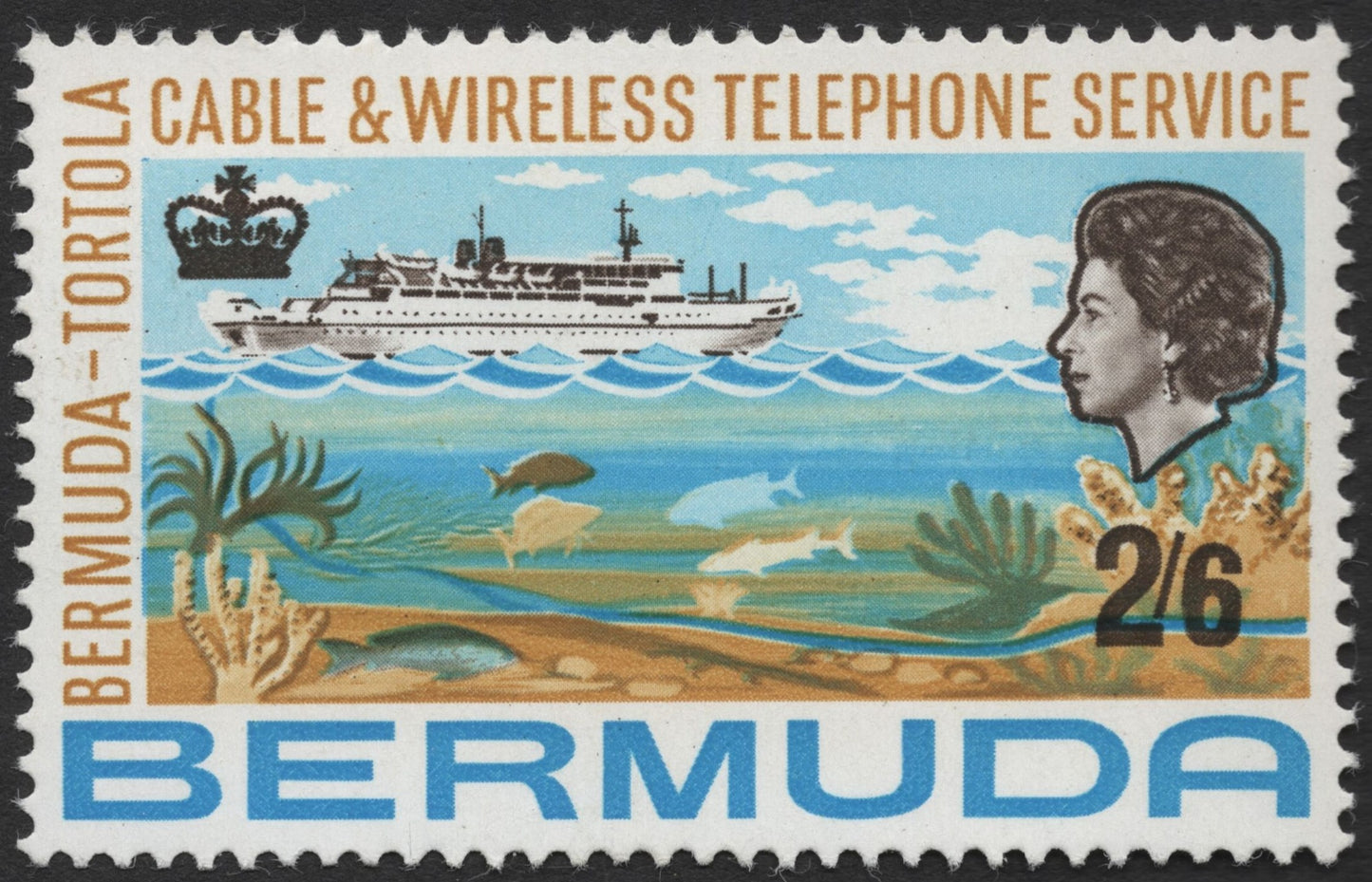 SCG1222 - Bermuda – Cable & Wireless Telephone Service to Tortola (Commemorative Set)