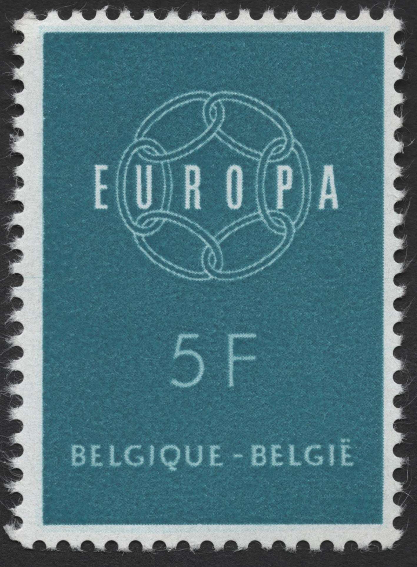 SCG1224 - 1961 Belgium Europa Stamps – Linked Chain Emblem
