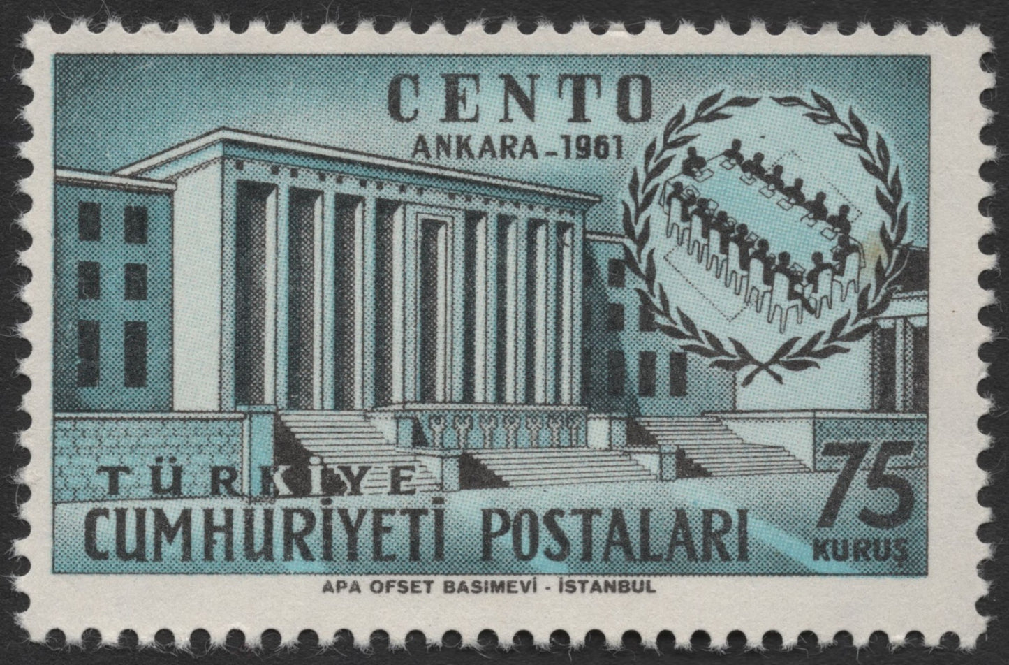 SCG1225 - CENTO Alliance Commemorative Set – Turkey 1961