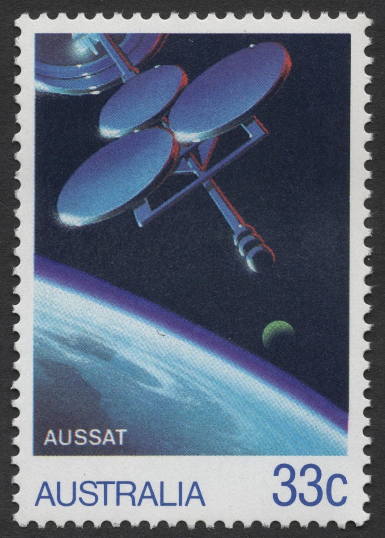 SCG1229 - 1985 Australia AUSSAT Communications Satellite Stamps