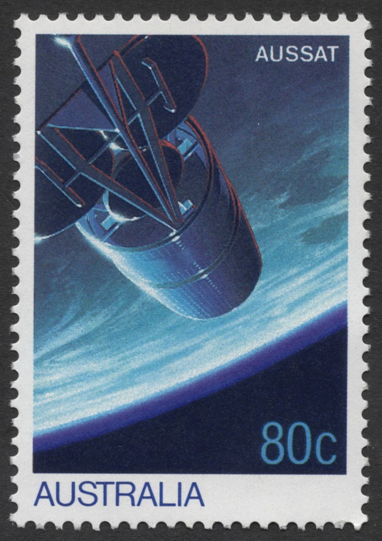 SCG1229 - 1985 Australia AUSSAT Communications Satellite Stamps
