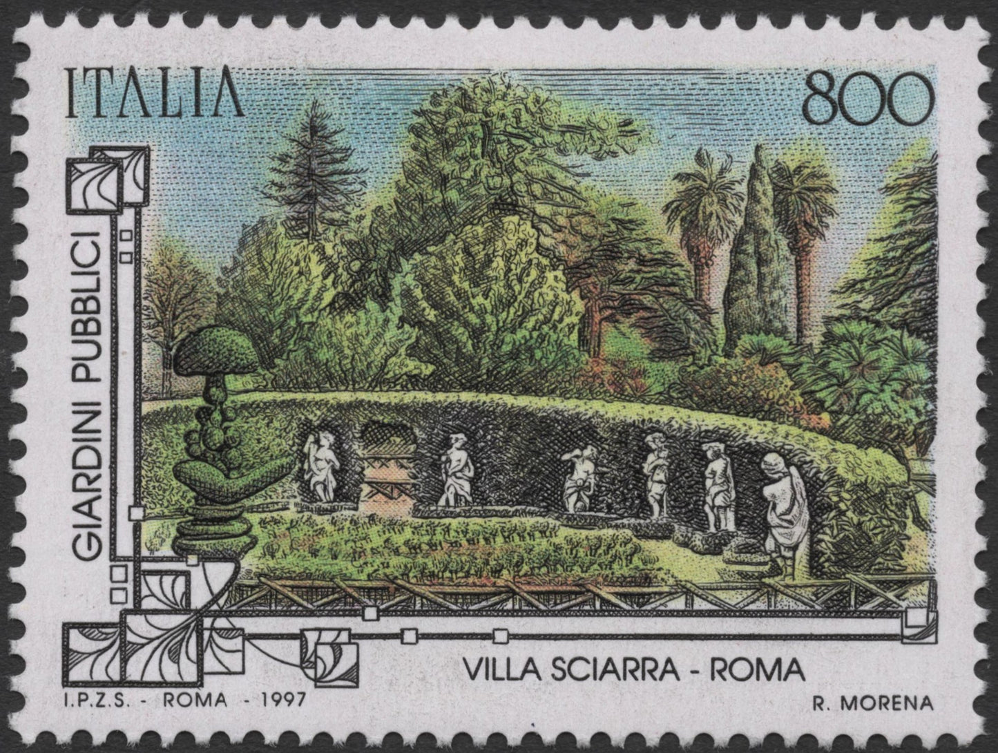 SCG1238 - Italy 1997 Public Gardens – Palermo & Rome