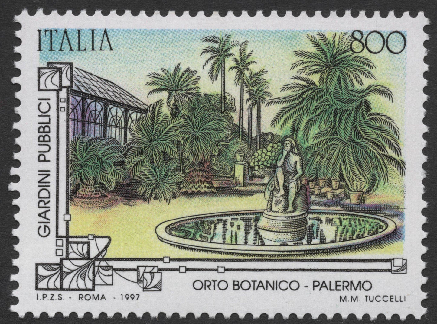SCG1238 - Italy 1997 Public Gardens – Palermo & Rome