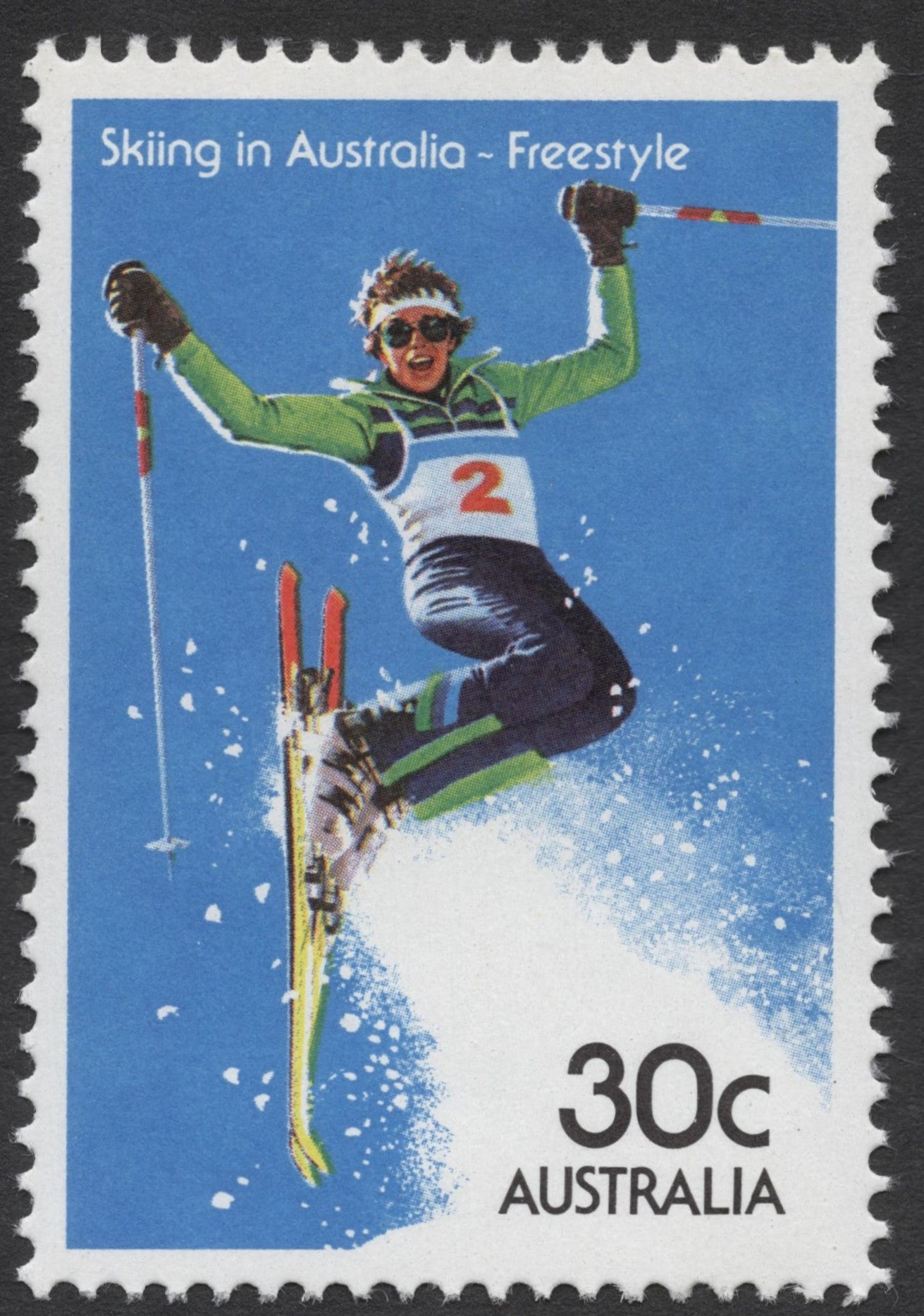 SCG1235 - Australia 1985 Skiing in Australia – Freestyle & Downhill Stamps