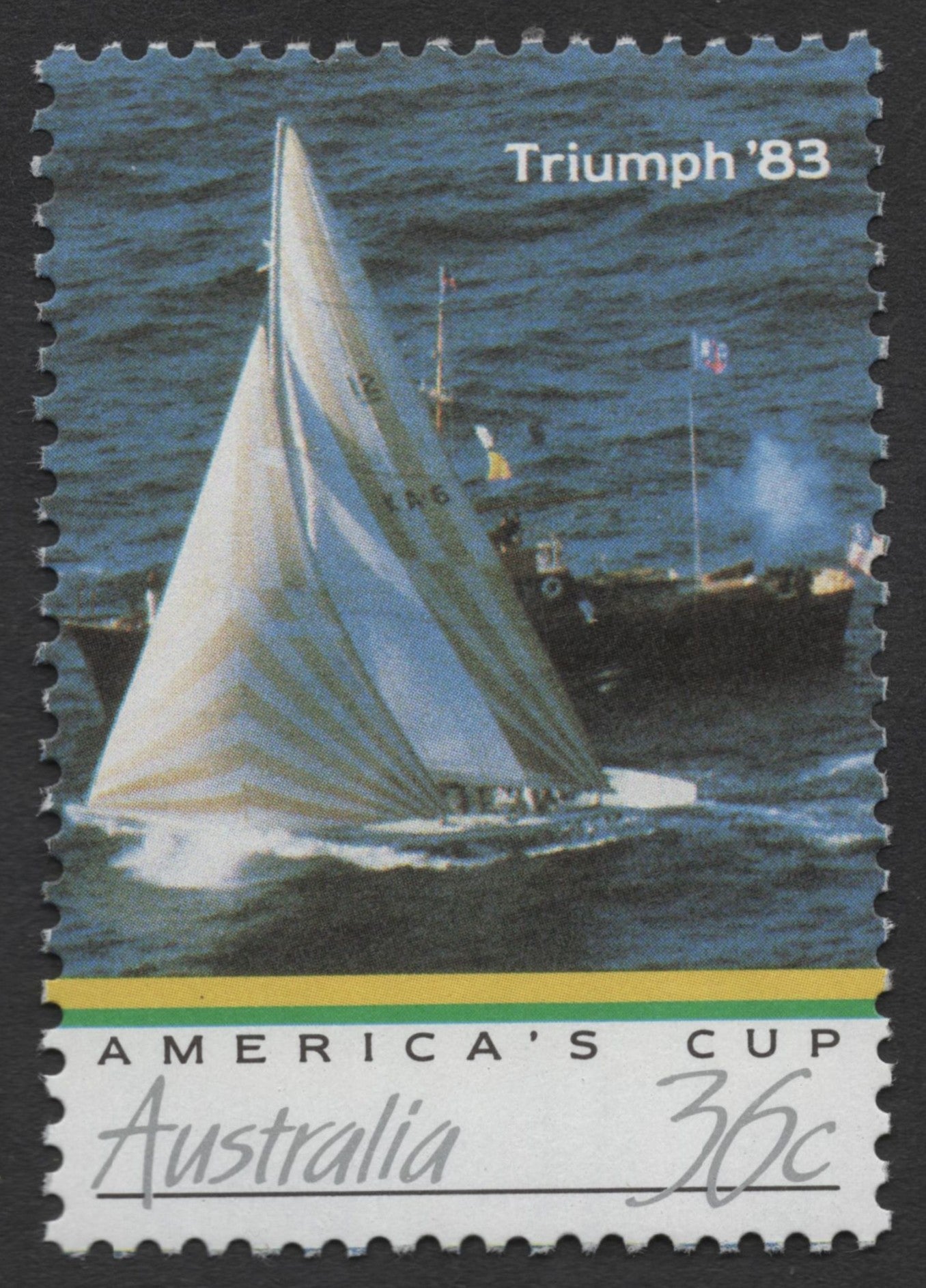 SCG1231 - Australia 1983 America’s Cup Victory – Triumph ’83 Stamp Pair