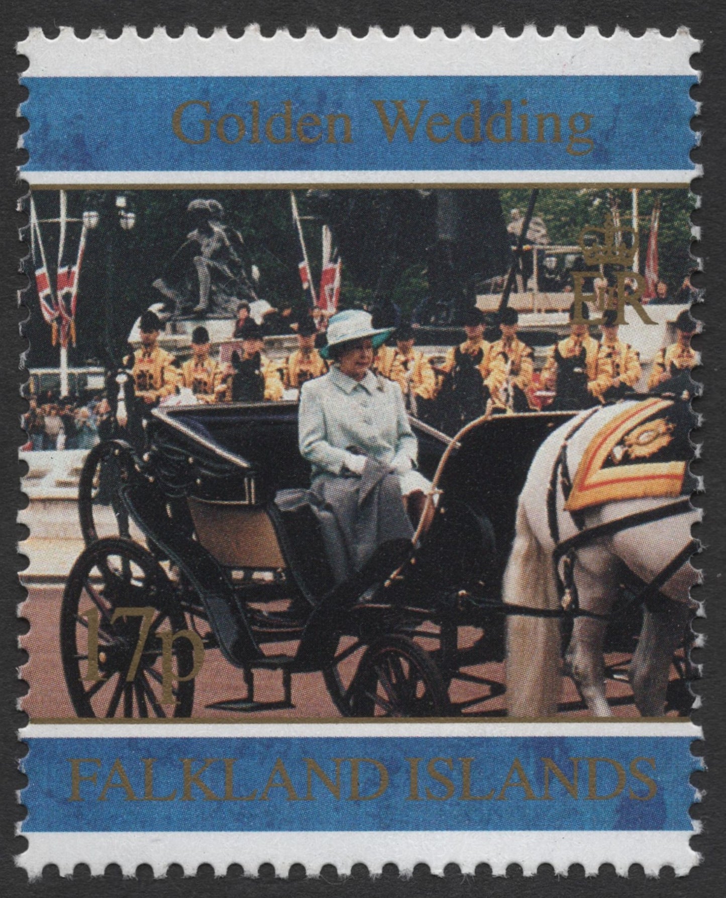 SCG1233 - Falkland Islands 1997 Golden Wedding Anniversary Stamps