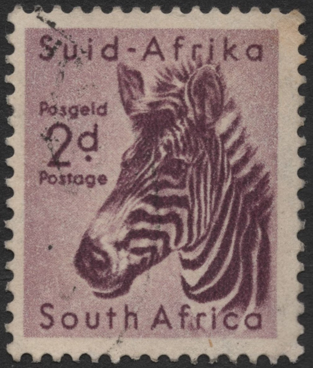 SCG1273 - South Africa – Used 2d Zebra Wildlife Definitive