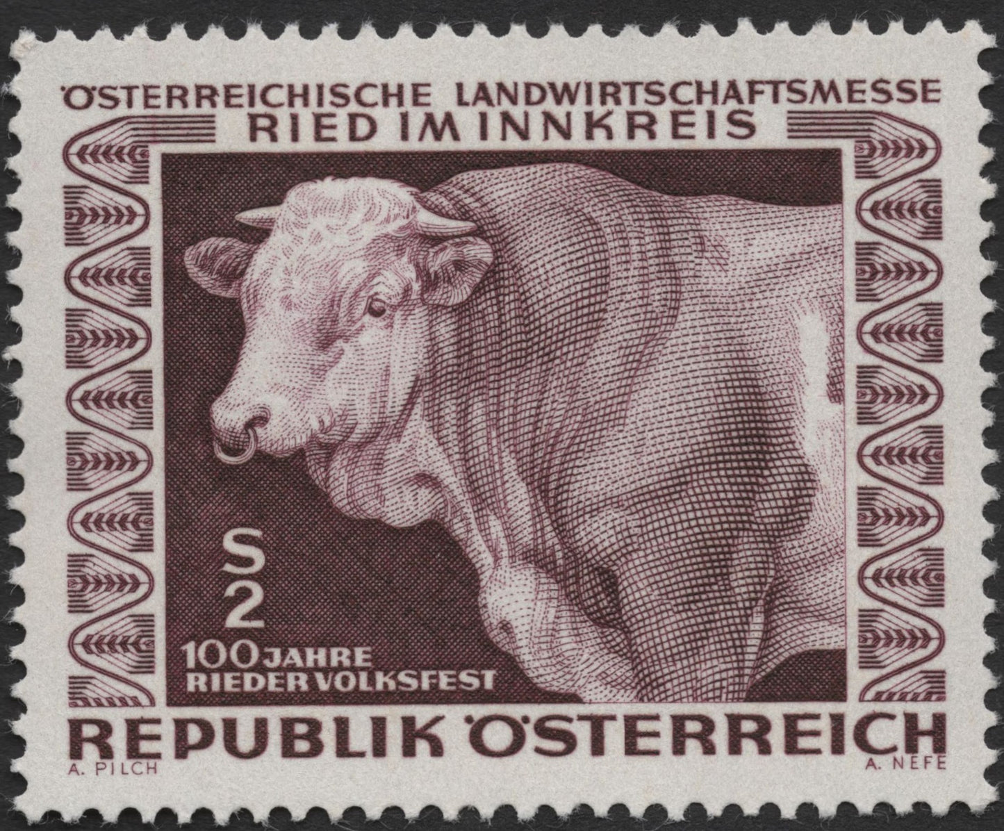 SCG1265 - Austria 1962 – Centenary of Ried Agricultural Fair