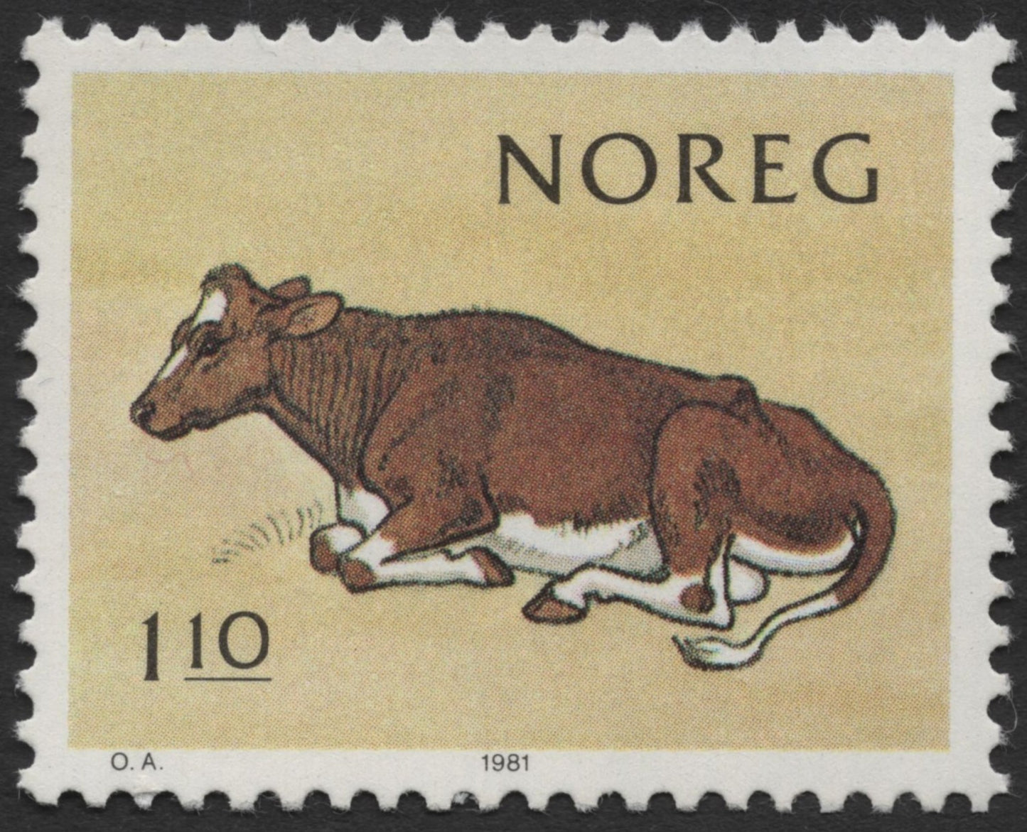 SCG1266 - Norway 1981 – Norwegian Red Cow