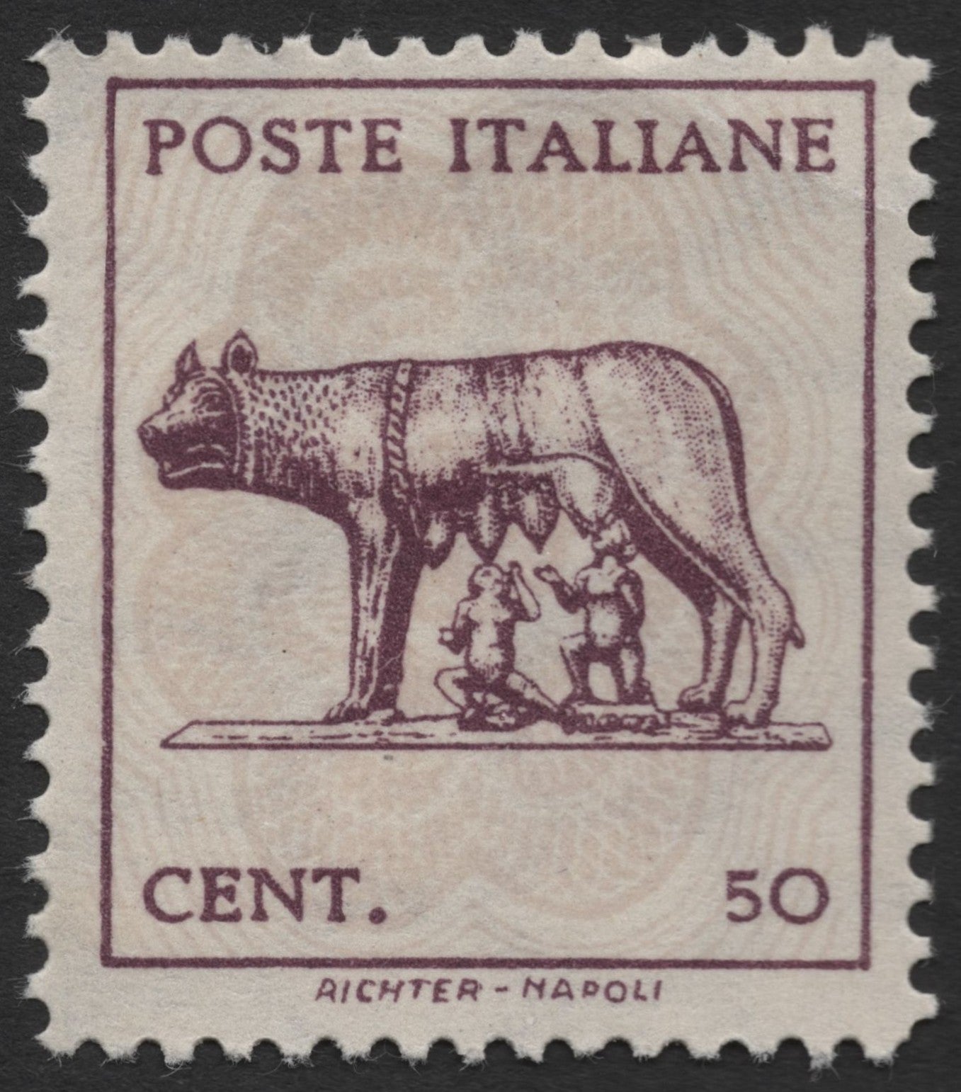 SCG1285 - Italy – Capitoline Wolf and Founders of Rome Stamp