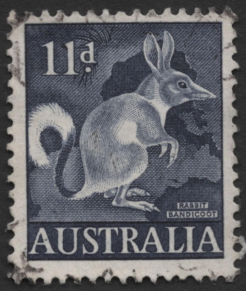 SCG1295 - Australia – Rabbit Bandicoot (11½d Blue, Used)