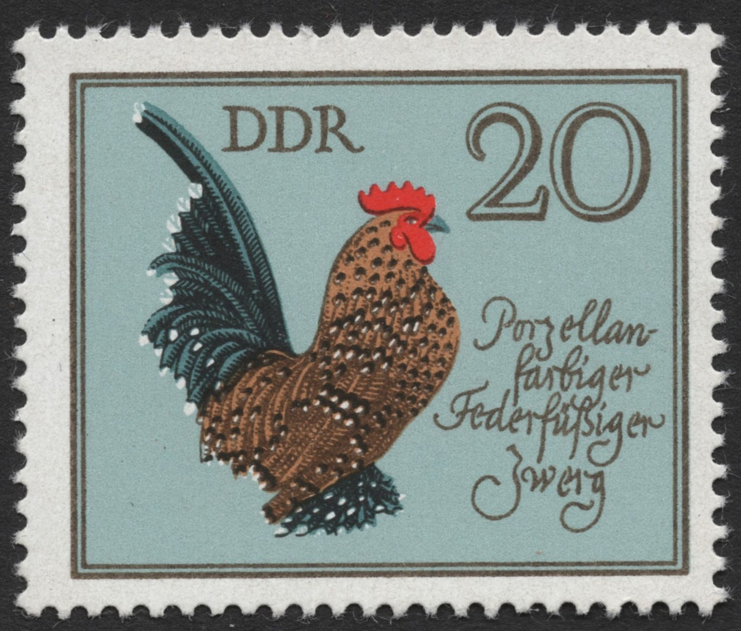 SCG1359 - East Germany 1981 – Porcelain-Colored Booted Bantam