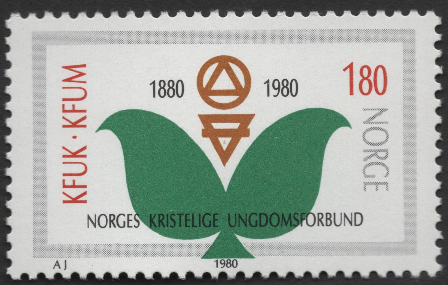 SCG1458 - Norway 1980 KFUK-KFUM 100th Anniversary