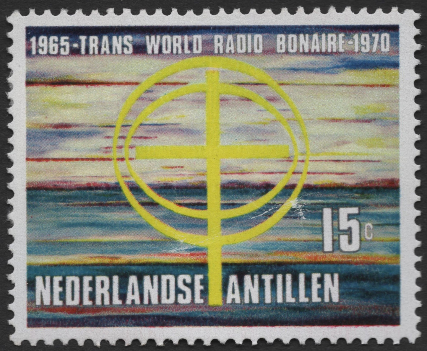 SCG1473 - Netherlands Antilles 1970 – Trans World Radio Bonaire 15c