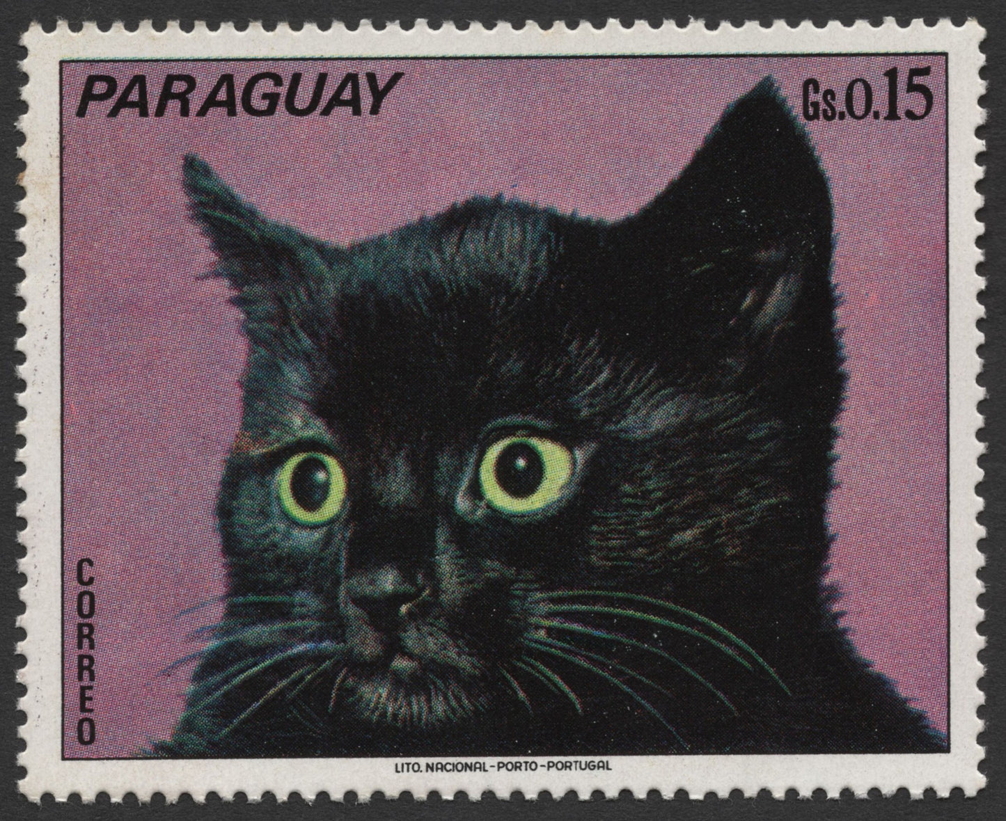 SCG1558 - 1970s Paraguay Kitten Series – Set of 4 Stamps