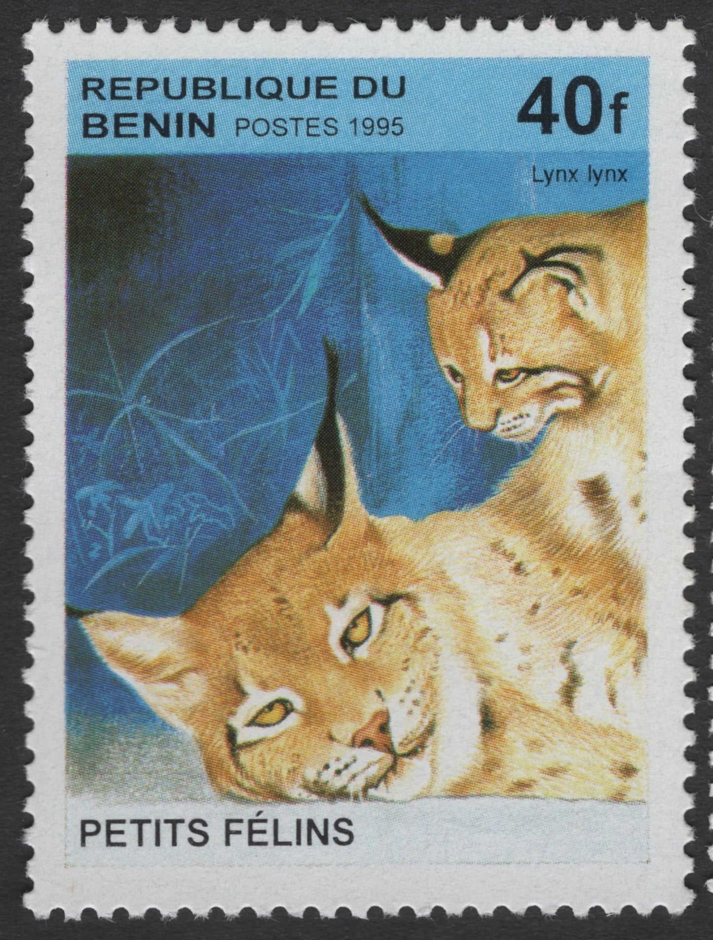 SCG1712 - Benin 1995 Wild Cat Cubs – Lynx & Puma “Petits Félins” Series