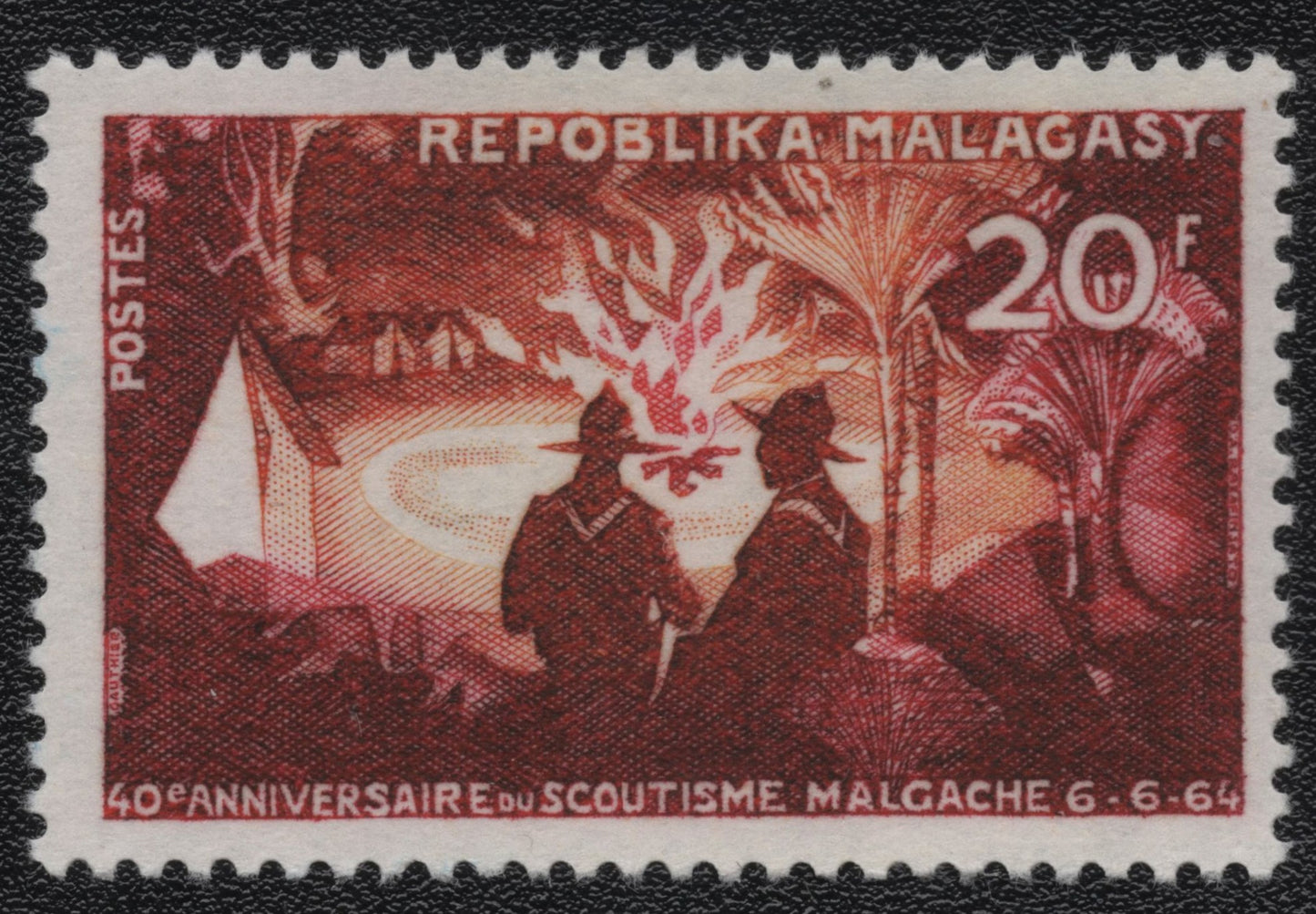 SCG1727 - Madagascar 1964 – 40th Anniversary of Malagasy Scouting