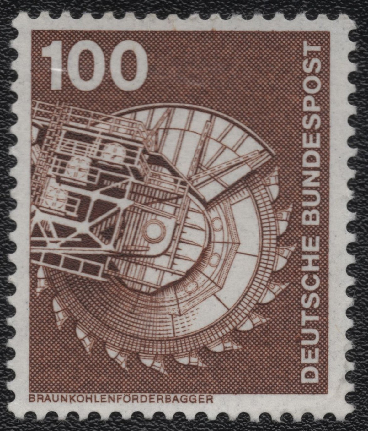 SCG1719 - Germany 1975 – 100 Pfennig Lignite Excavator (Braunkohlenförderbagger)