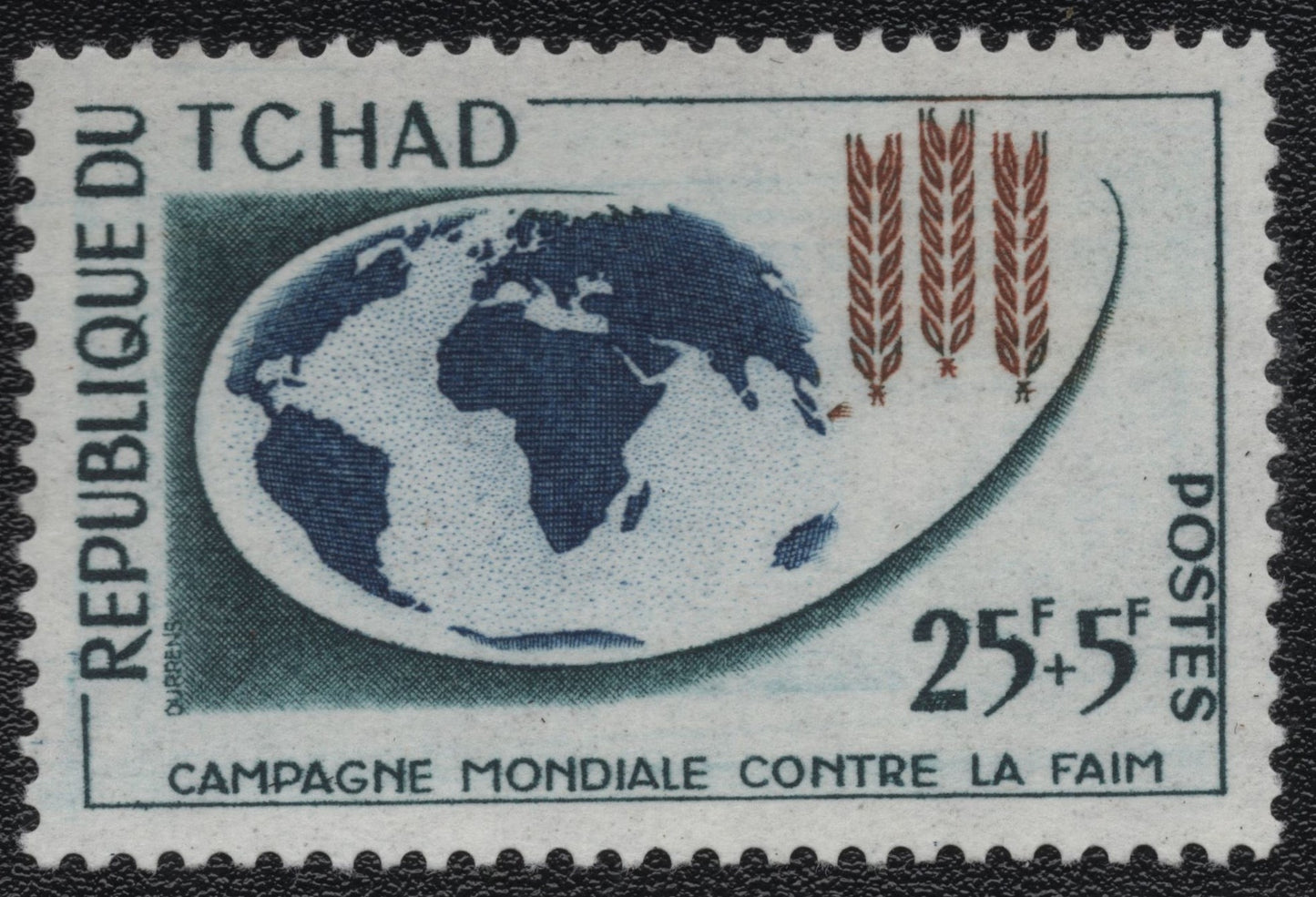 SCG1721 - Chad – Global Campaign Against Hunger Semi-Postal
