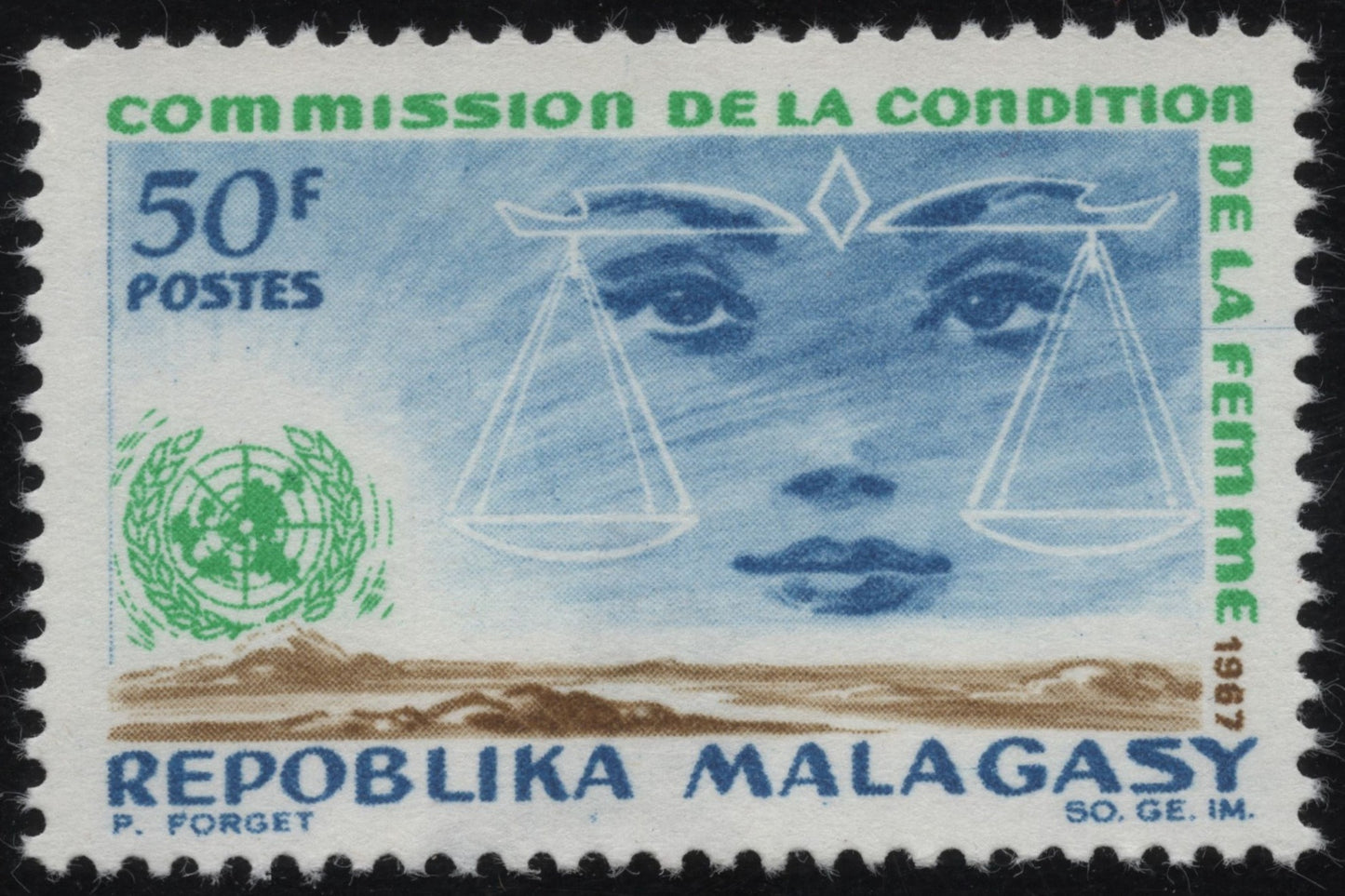 SCG1743 - Madagascar 1967 – UN Commission on the Status of Women