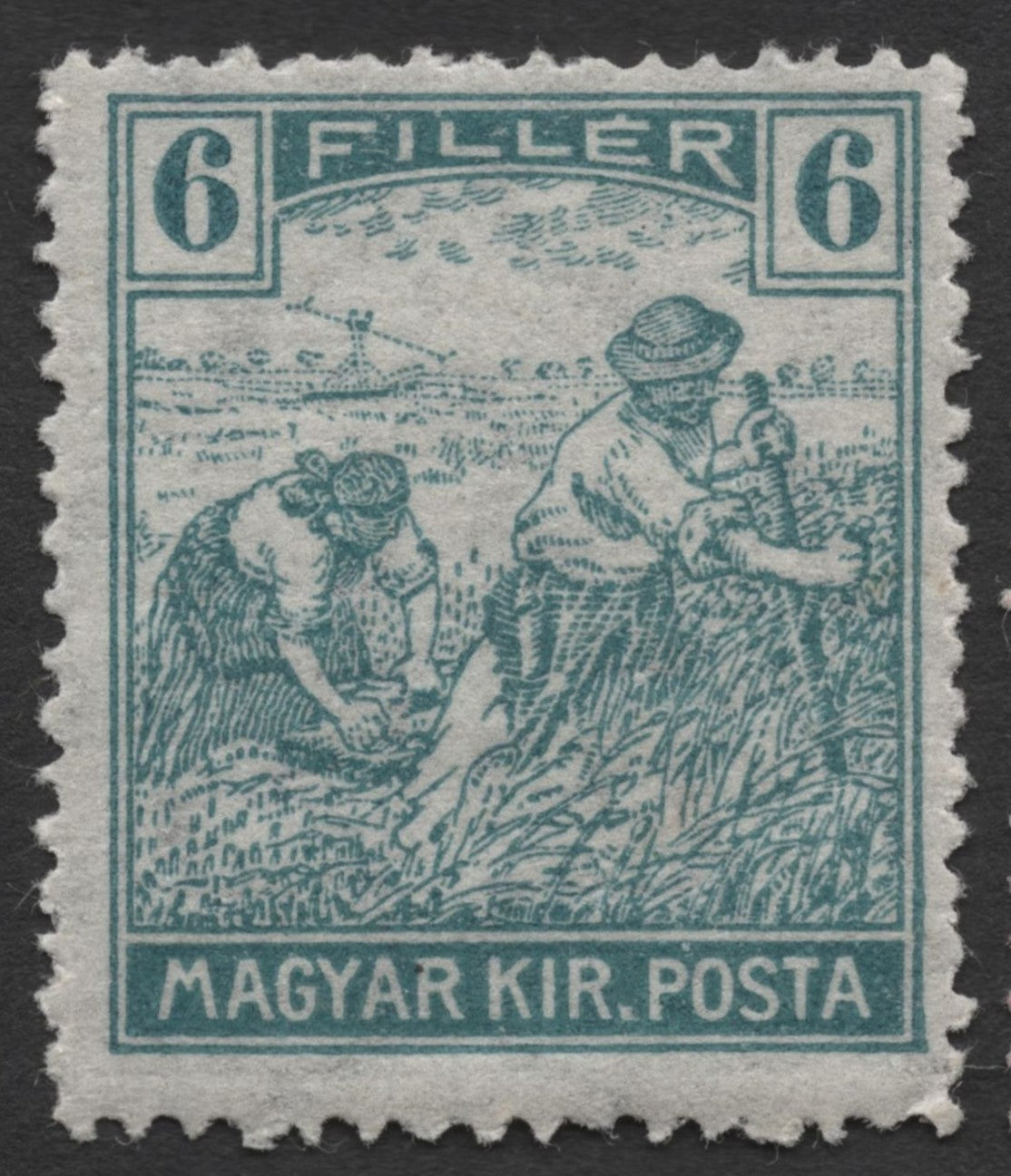 SCG1798 - Classic Hungarian Wheat Harvest Stamps – Early 20th Century