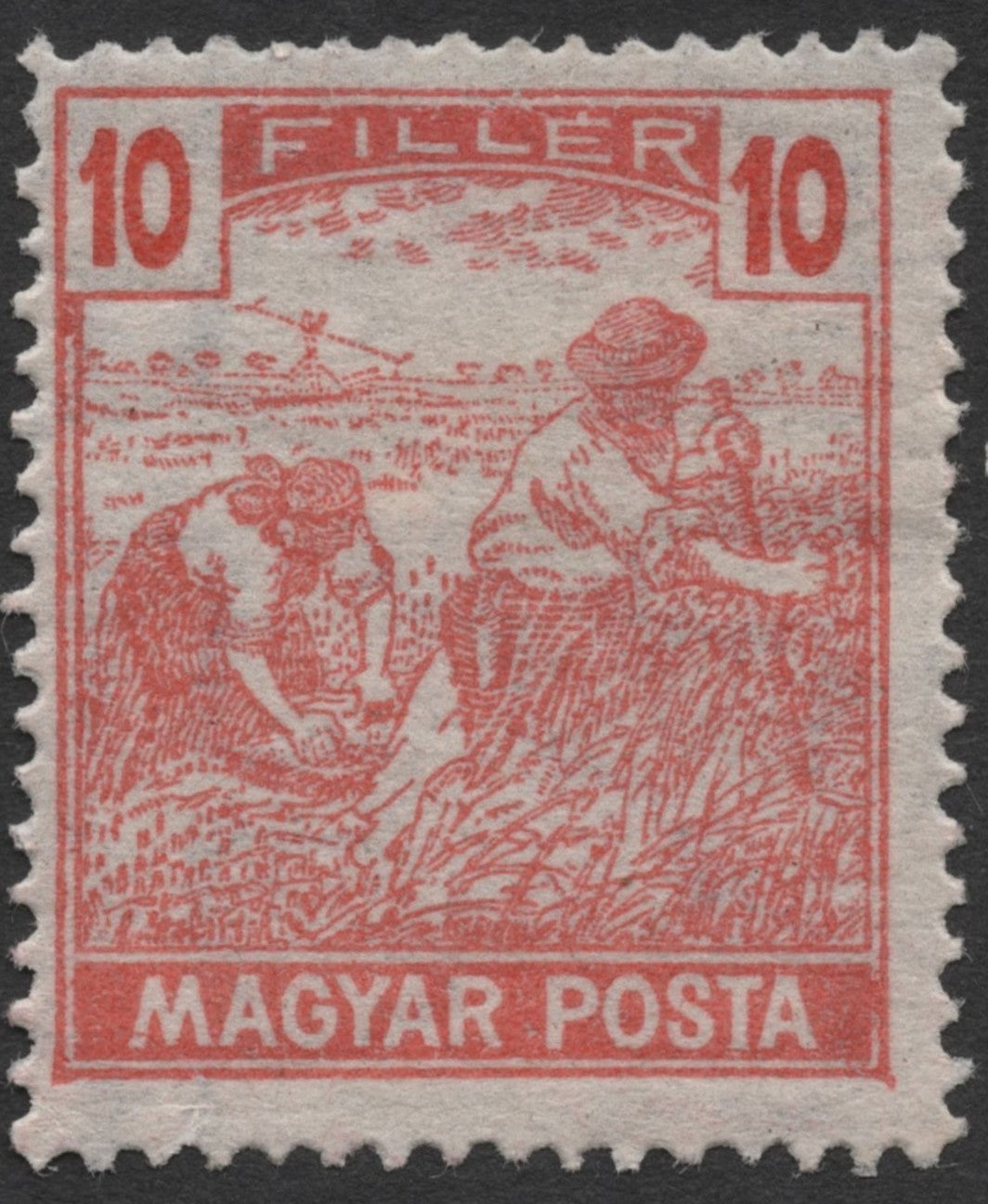 SCG1798 - Classic Hungarian Wheat Harvest Stamps – Early 20th Century