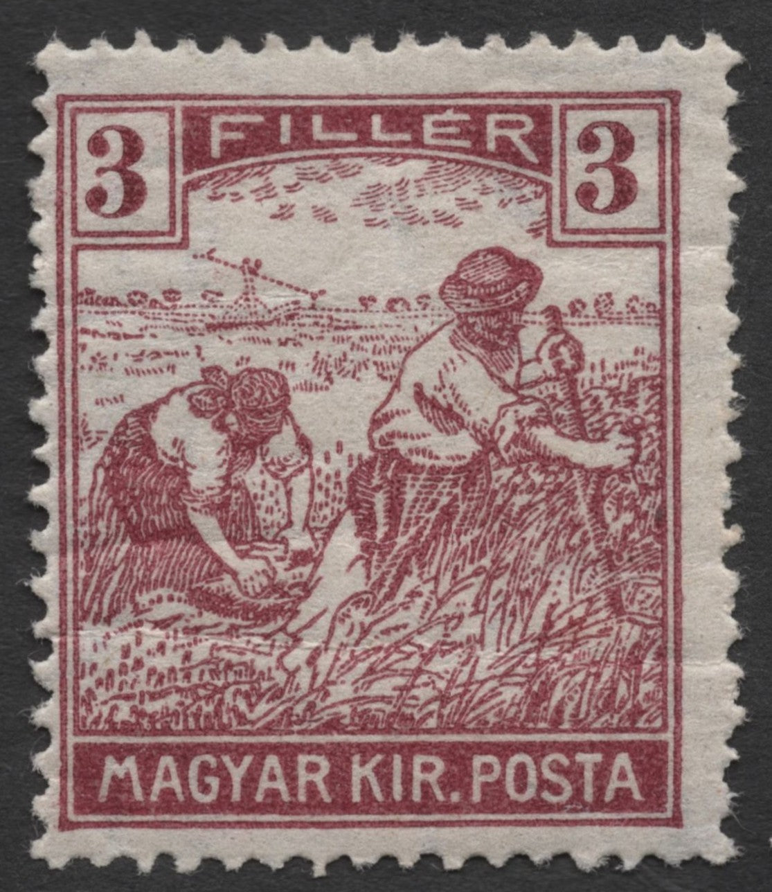 SCG1798 - Classic Hungarian Wheat Harvest Stamps – Early 20th Century