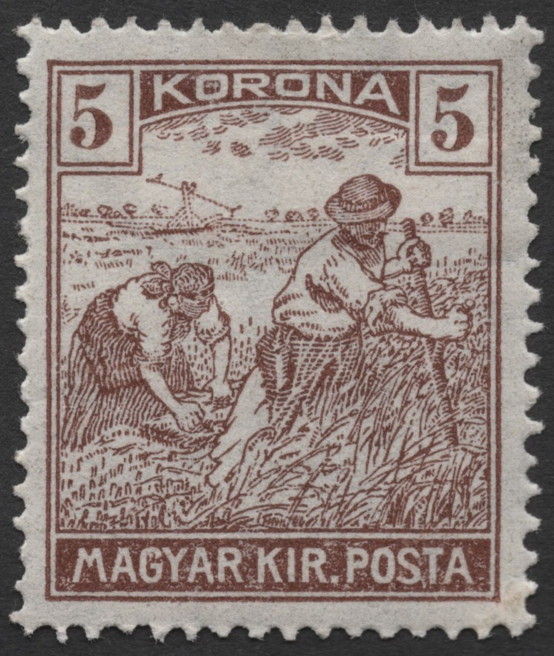 SCG1798 - Classic Hungarian Wheat Harvest Stamps – Early 20th Century
