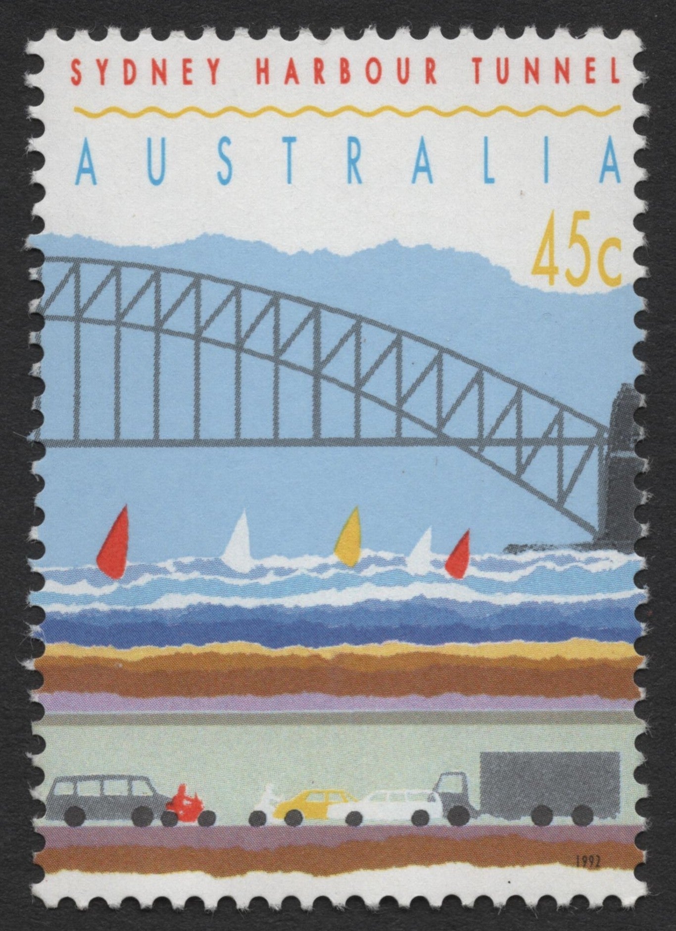 SCG1856 - Australia 1992 – Sydney Harbour Tunnel 45c
