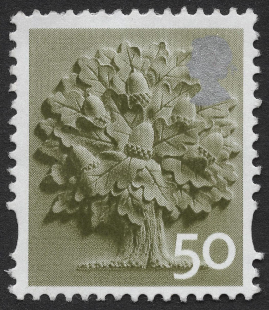 SCG1857 - Great Britain 1992 – Oak Tree Acorn 50p (Machin Commemorative)