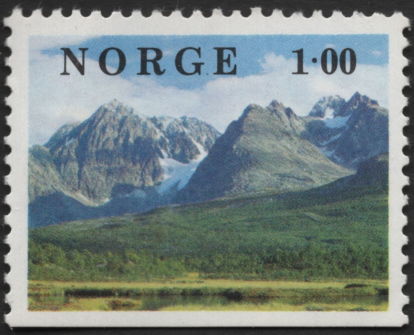 SCG1912 - Norway 1.00 Krone – Romsdal Alps Scenic View